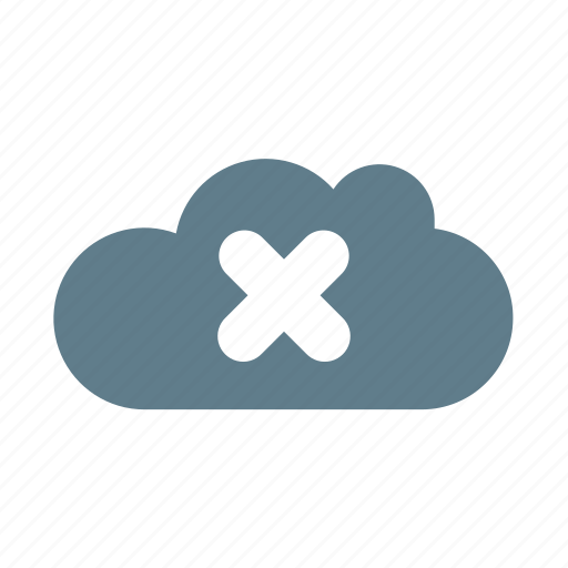 Clear, cloud, cloud service, cloud storage, delete, remove cloud icon - Download on Iconfinder