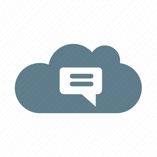 Chat cloud, cloud, cloud service, cloud storage, conversation, message icon - Download on Iconfinder