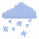 winter, cloud, meteorology, snowflake
