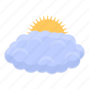 sun, cloud, season, ray