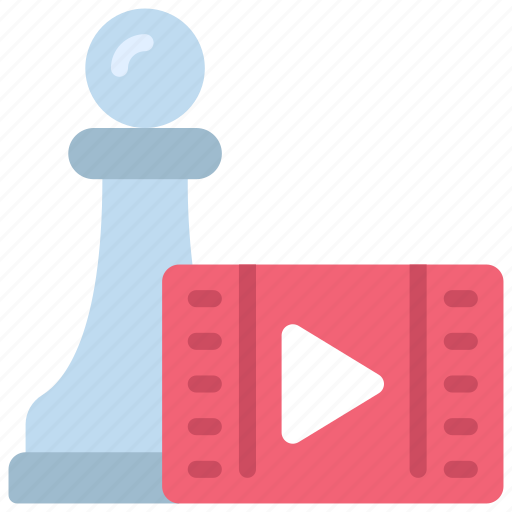 Content, strategy, chess, pawn, piece, video, media icon - Download on Iconfinder