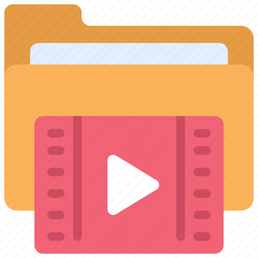 Media, folder, video, file, videos icon - Download on Iconfinder
