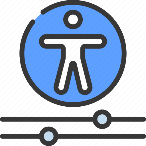 Accessibility, controls, menu, accessible icon - Download on Iconfinder