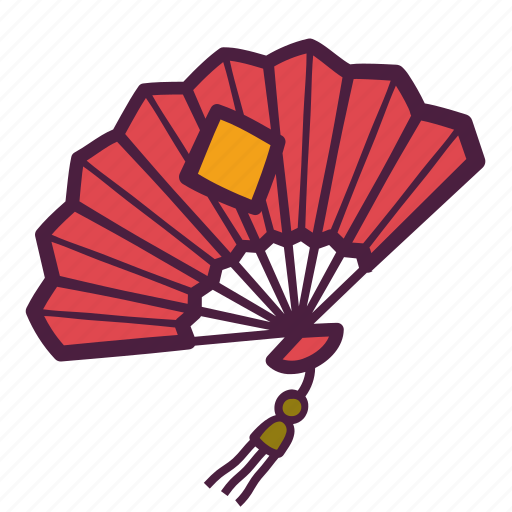 Chinese, traditional, fan, lunar new year, chinese new year, hand fan, asian fan icon - Download on Iconfinder