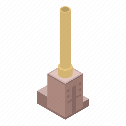 Architecture, building, cartoon, factory, high, isometric, pipe icon - Download on Iconfinder