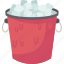 ice, bucket, cooling, drink, beverage 
