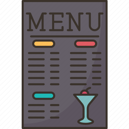 Menu, beverage, restaurant, bar, caf icon - Download on Iconfinder