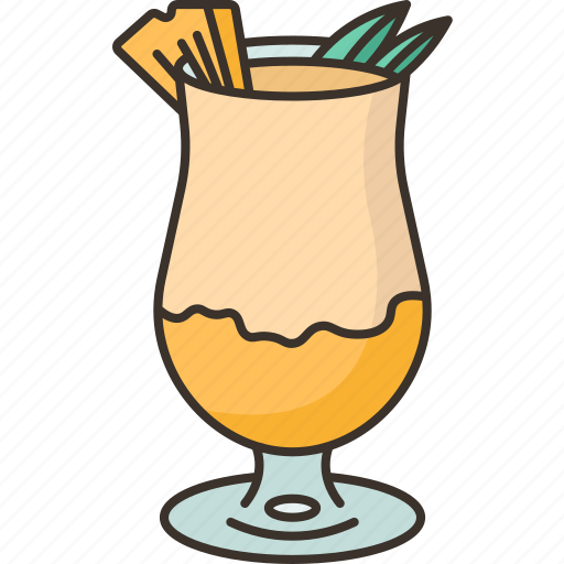 Pina, colada, cocktail, juice, tropical icon - Download on Iconfinder