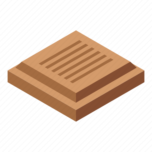 Cartoon, chocolate, food, frame, isometric, party, square icon - Download on Iconfinder