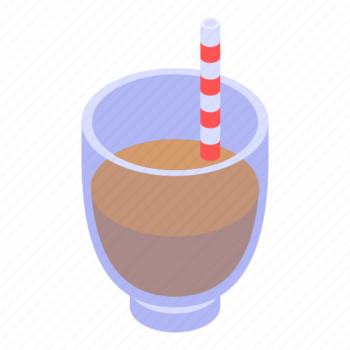 Cartoon, cocoa, drink, food, fruit, isometric, summer icon - Download on Iconfinder