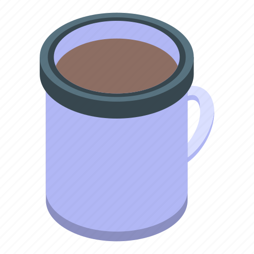 Cafe, chocolate, cocoa, coffee, isometric, mug, thermos icon - Download on Iconfinder