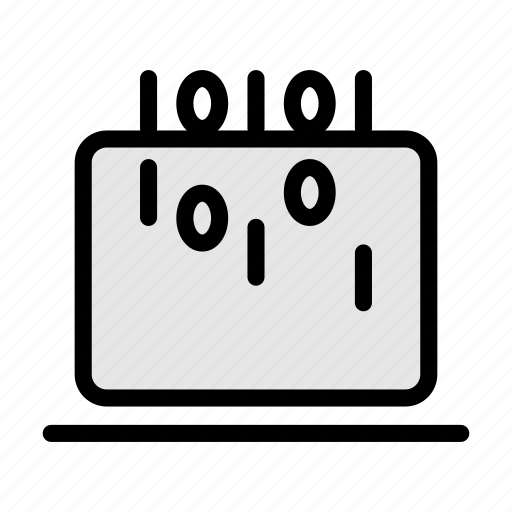 Binary, coding, programming, laptop, computer icon - Download on Iconfinder