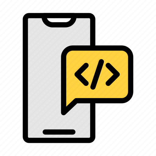 Coding, mobile, phone, development, script icon - Download on Iconfinder