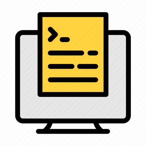 Coding, script, file, development, computer icon - Download on Iconfinder