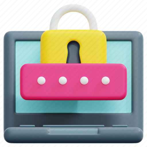 Security, padlock, code, coding, program, programming, laptop icon - Download on Iconfinder
