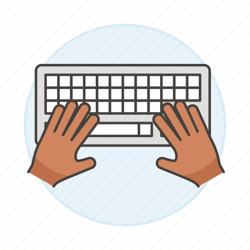 Keyboard, software, hand, coding, scripting, development, programming icon - Download on Iconfinder