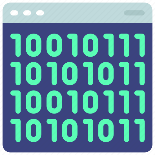 Binary, code, website, programming, developer icon - Download on Iconfinder