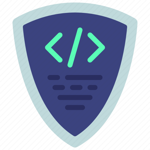 Code, shield, programming, developer, protection icon - Download on Iconfinder