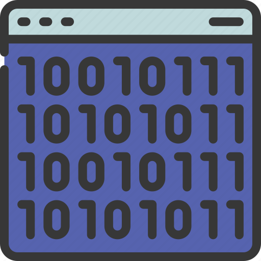 Binary, code, website, programming, developer icon - Download on Iconfinder