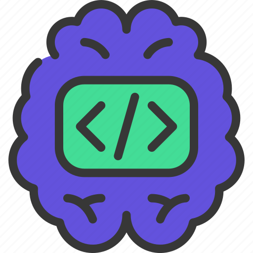 Brain, code, programming, developer, smart, intelligence icon - Download on Iconfinder
