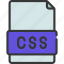 css, file, programming, developer, document 