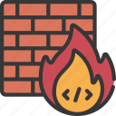 code, firewall, programming, developer, flame 