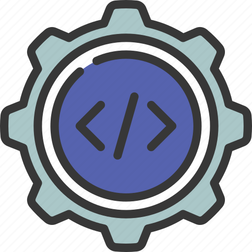 Code, management, programming, developer, gear icon - Download on Iconfinder