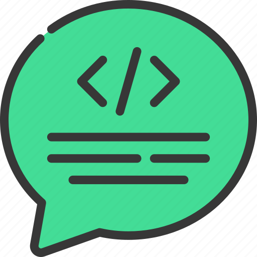 Code, message, programming, developer, messages icon - Download on Iconfinder