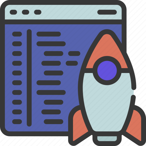 Launch, code, programming, developer, rocket icon - Download on Iconfinder