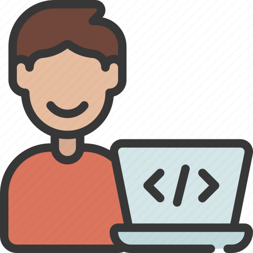 Male, developer, programming, man, coder icon - Download on Iconfinder