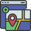 map, integration, programming, developer, add, location 