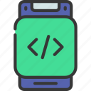 mobile, app, code, programming, developer 