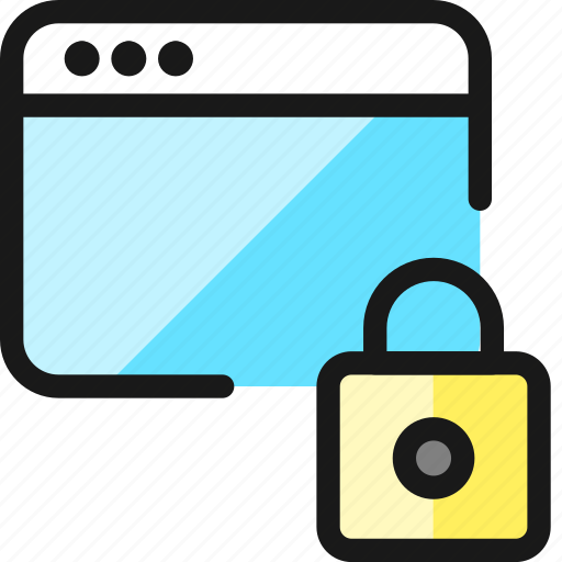 App, window, lock icon - Download on Iconfinder