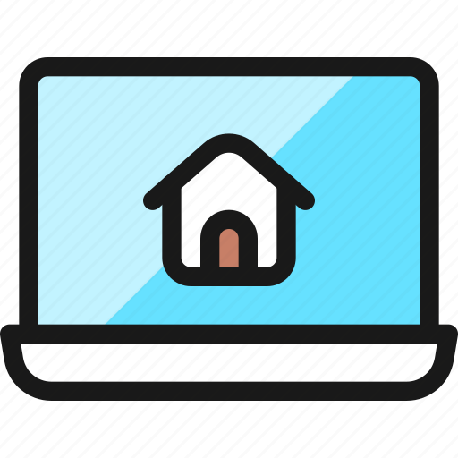 Laptop, home icon - Download on Iconfinder on Iconfinder