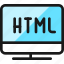 programming, language, monitor, html 