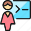 programming, user, woman 