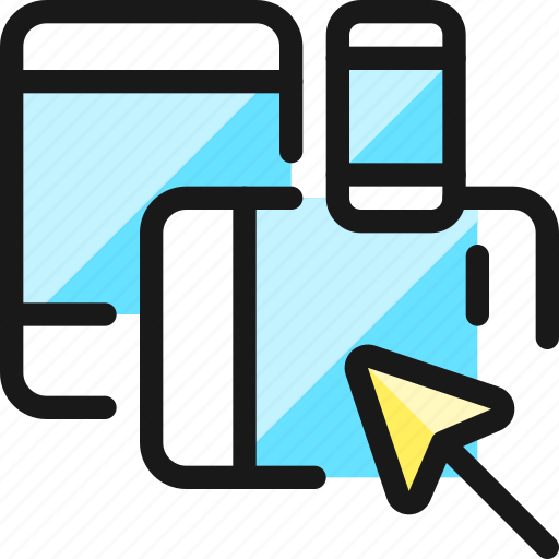 Responsive, design, cursor icon - Download on Iconfinder