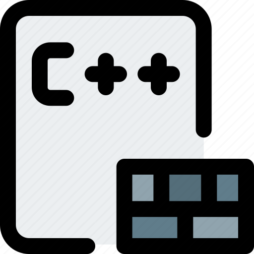 File, coding, c++, wall, programming icon - Download on Iconfinder