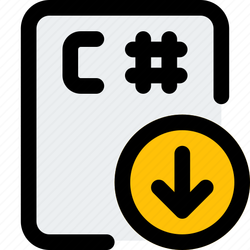 File, c sharp, coding, download icon - Download on Iconfinder