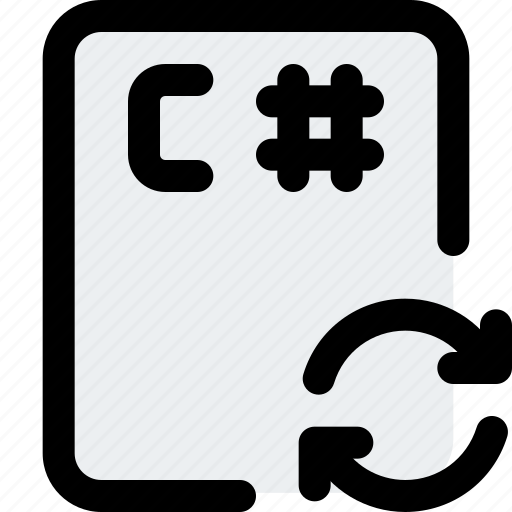 File, repeat, coding, c sharp icon - Download on Iconfinder