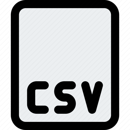 File, csv, extension, coding icon - Download on Iconfinder
