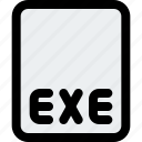 exe, file, coding, extension