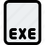 exe, file, coding, extension 