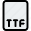 ttf, file, coding, extension 