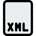 xml, file, coding, extension