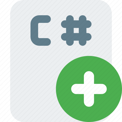 Coding, files, add, c sharp icon - Download on Iconfinder