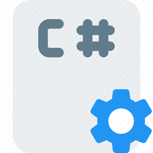 Setting, c sharp, gear, coding files icon - Download on Iconfinder