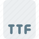 ttf, coding, files, extension
