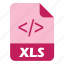 coding, extension, file, xls, files 