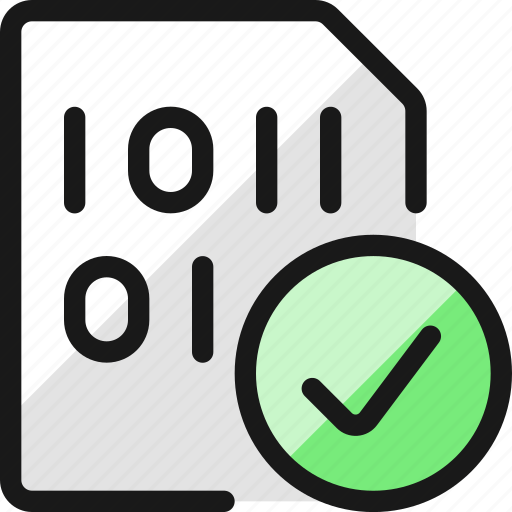 File, code, check icon - Download on Iconfinder